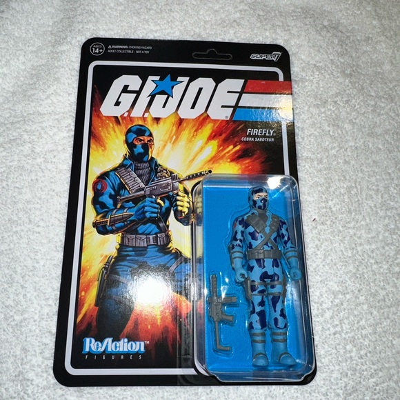 NWT G.I. Joe Super7 ReAction Figure Firefly - Picture 1 of 5